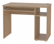kancelářský stůl Monarc - česká výroba Pravý / Levý š-100 a 110cm hl-60 cm výška 75,6 cm Výběr z 25 ti dekorů lamina Hotový smontovaný stůl 