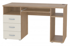 kancelářský stůl Monarc - česká výroba Pravý / Levý š-130 a 140 cm hl-60 cm výška 75,6 cm Výběr z 25 ti dekorů lamina, LAK, Folie.. Hotový smontovaný stůl 