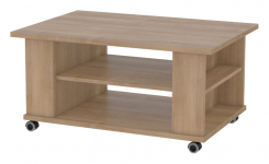 konferenční stolek Monarc š- 100, 110 a 120 cm hl-60 a 70 cm výška 50 cm výběr z 25 ti dekorů lamina hotový smontovaný stolek 