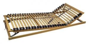 Rošt Lux Expert. Lamelový rošt s polohováním hlavy a nohou. výška roštu 8 cm, Nosnost 130kg. 